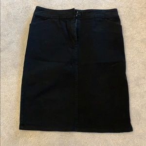 Jcrew black pencil skirt.